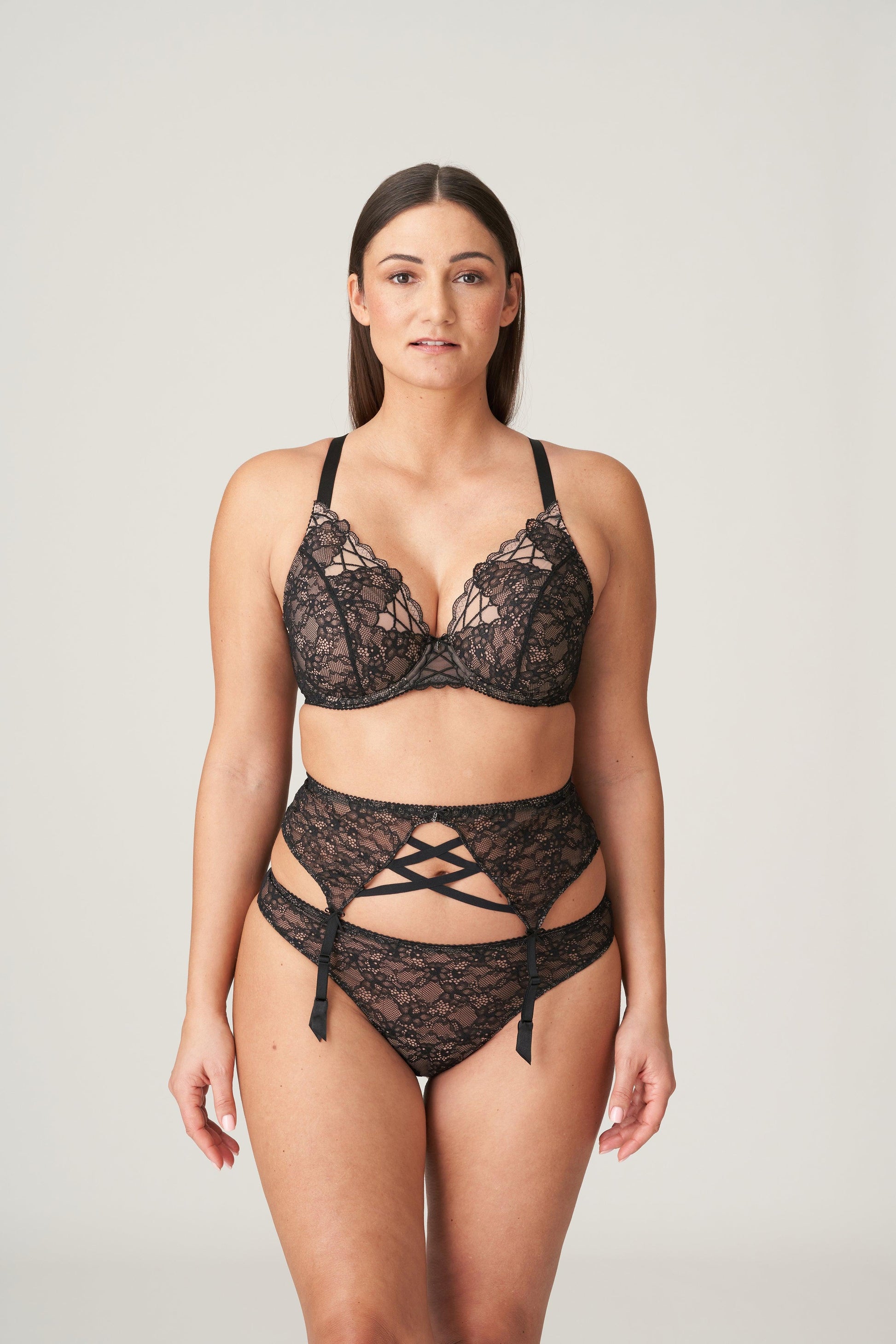 PrimaDonna Livonia jarretelgordel zwart - Lingerie Valentijn