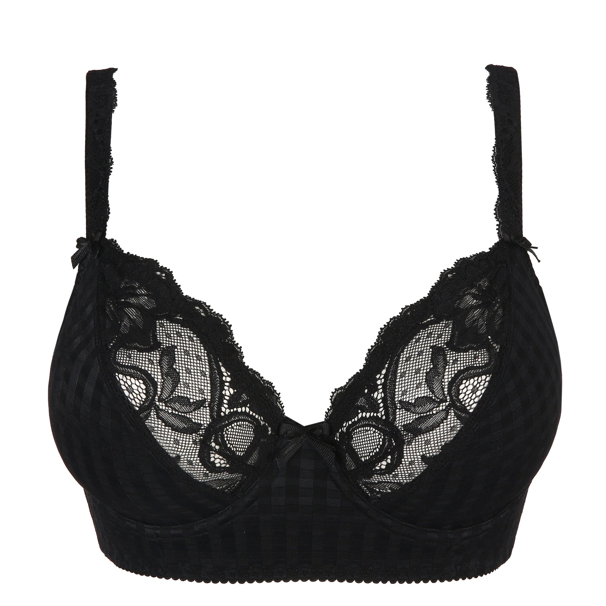 PrimaDonna Madison plunge bh longline zwart - Lingerie Valentijn