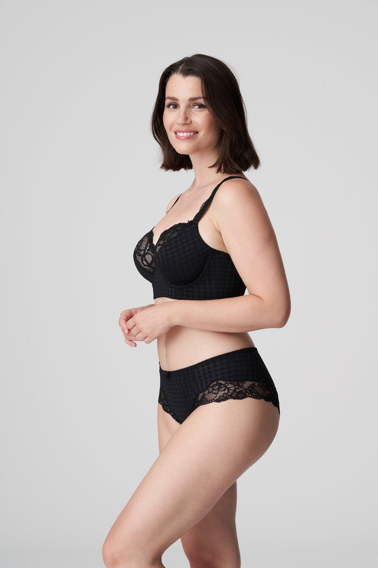 PrimaDonna Madison plunge bh longline zwart - Lingerie Valentijn