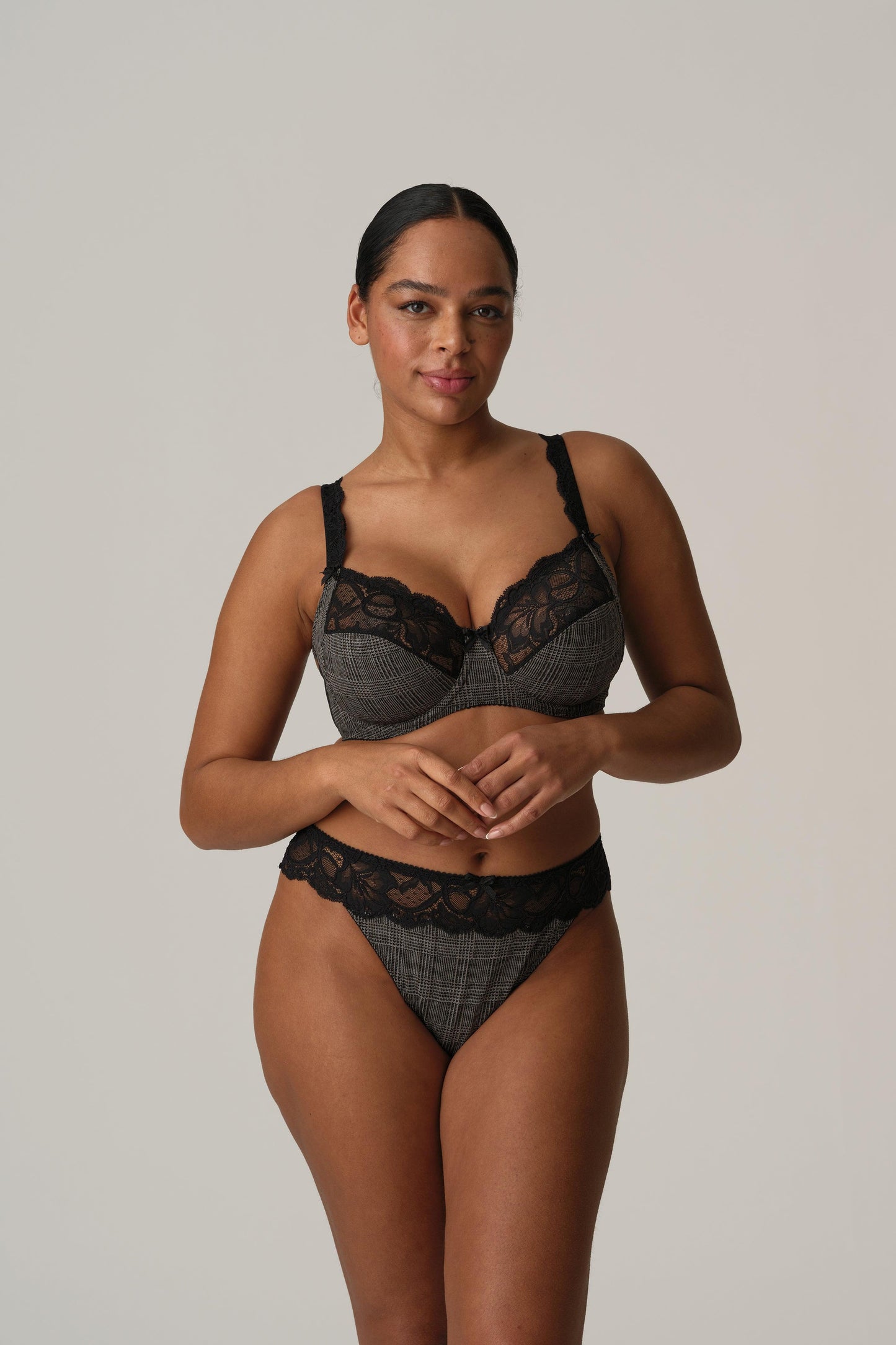 PrimaDonna Madison string Black Tailor - Lingerie Valentijn