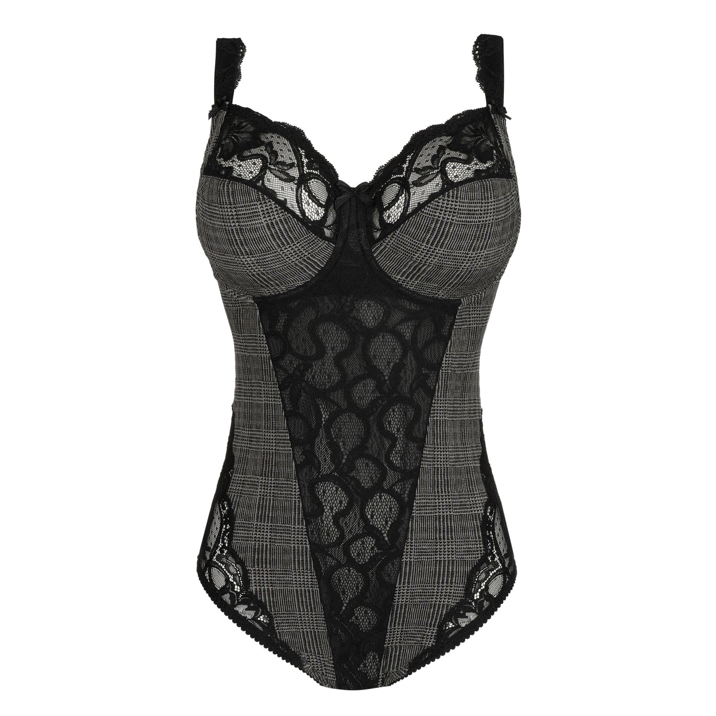 PrimaDonna Madison volle cup body Black Tailor - Lingerie Valentijn