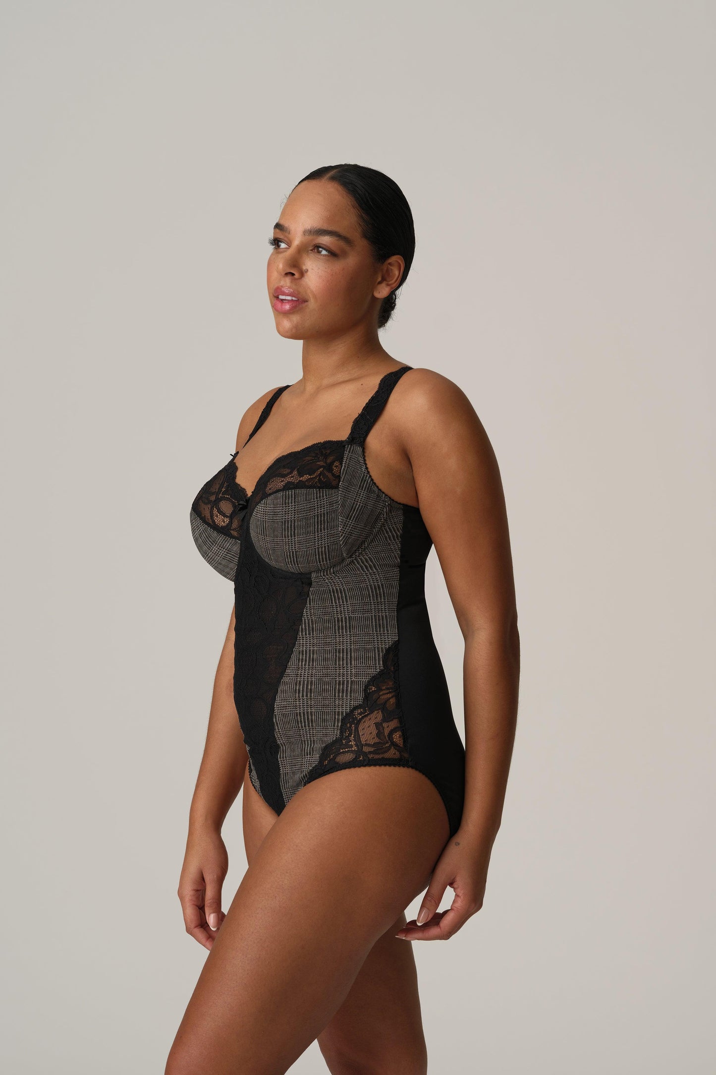 PrimaDonna Madison volle cup body Black Tailor - Lingerie Valentijn