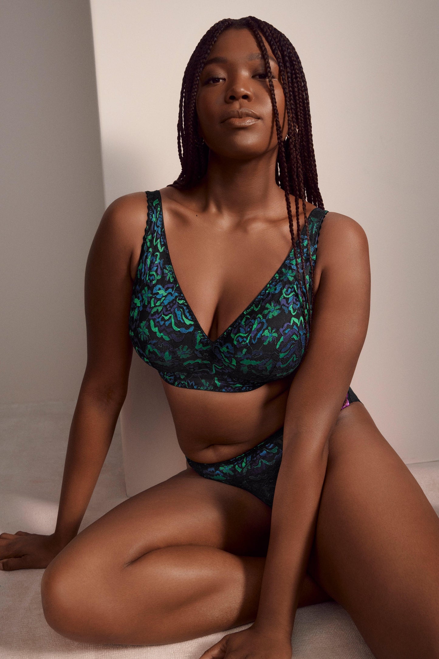 PrimaDonna San angel bralette Peacock Feather - Lingerie Valentijn