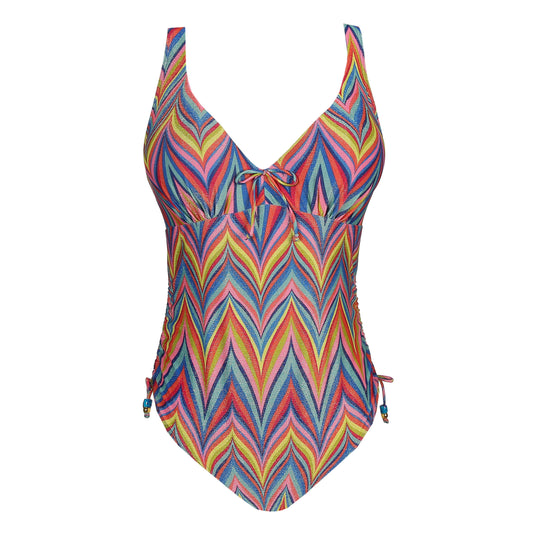 PrimaDonna Swim Kea plunge badpak rainbow paradise - Lingerie Valentijn