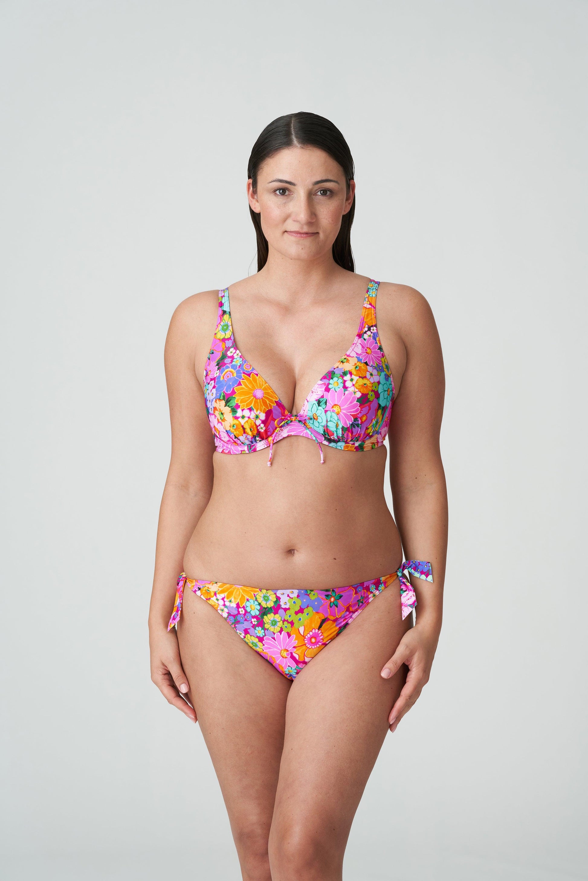 PrimaDonna Swim Najac bikini heupslip met koordjes Floral Explosion - Lingerie Valentijn