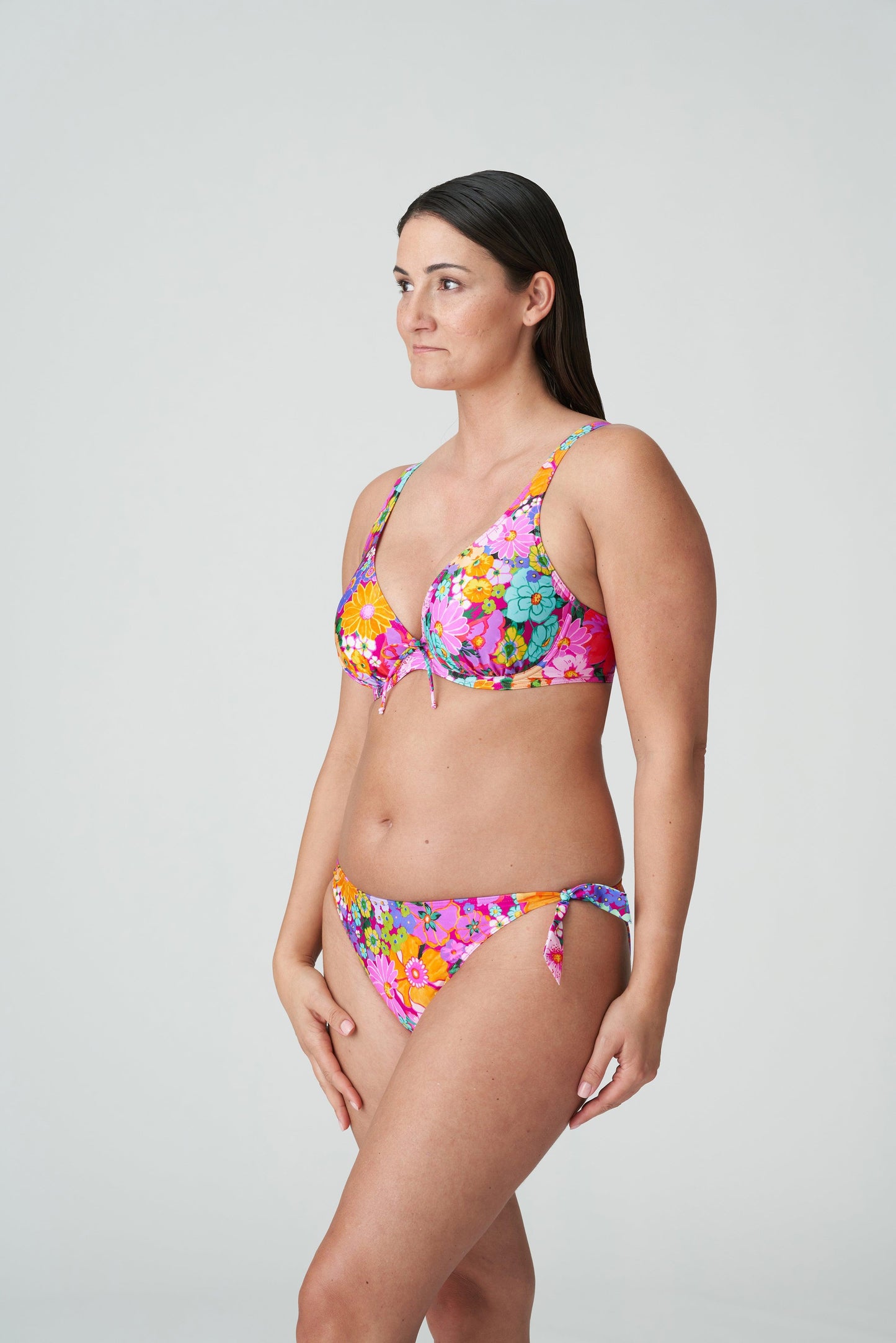 PrimaDonna Swim Najac bikini heupslip met koordjes Floral Explosion - Lingerie Valentijn