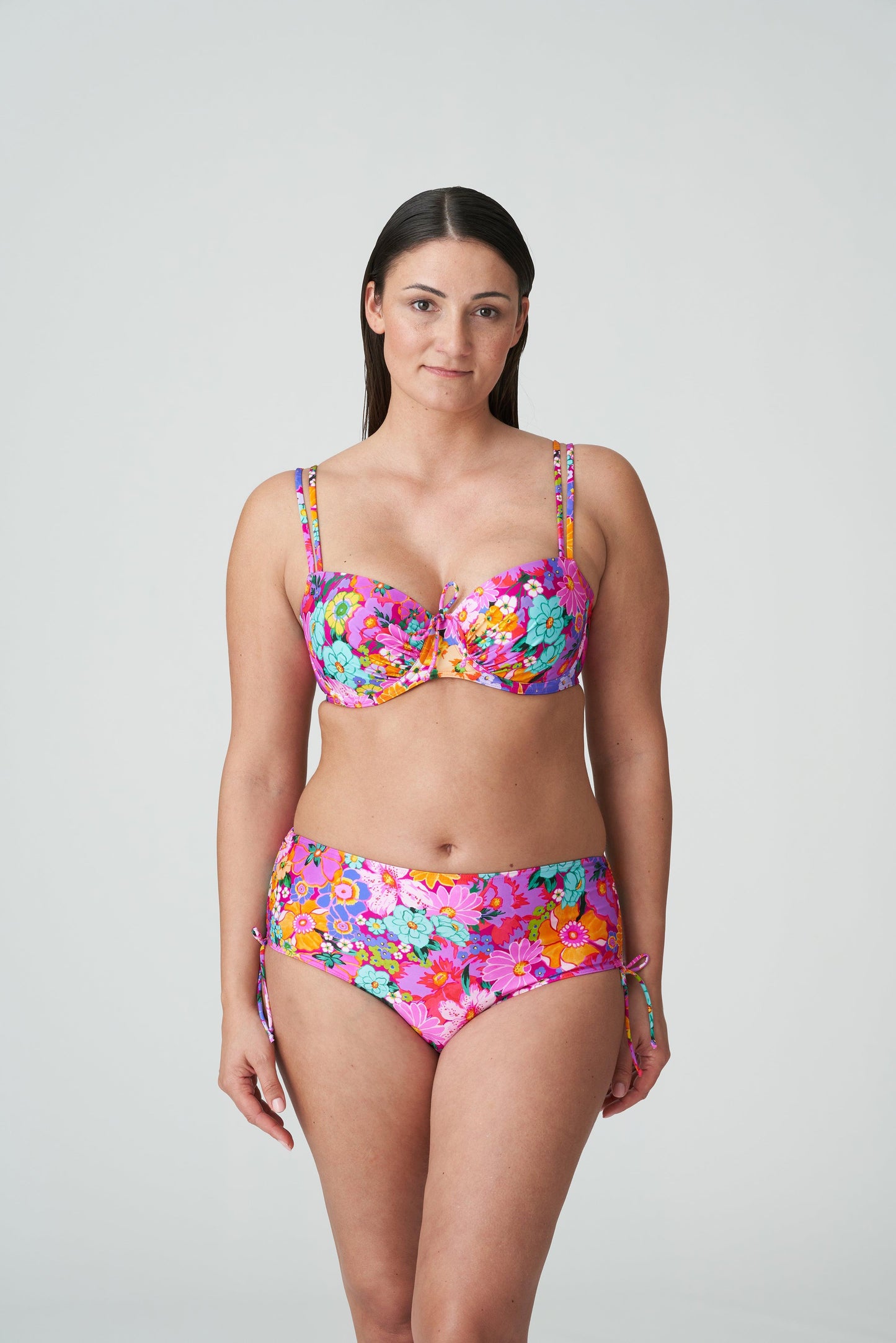 PrimaDonna Swim Najac bikini tailleslip met koordjes Floral Explosion - Lingerie Valentijn