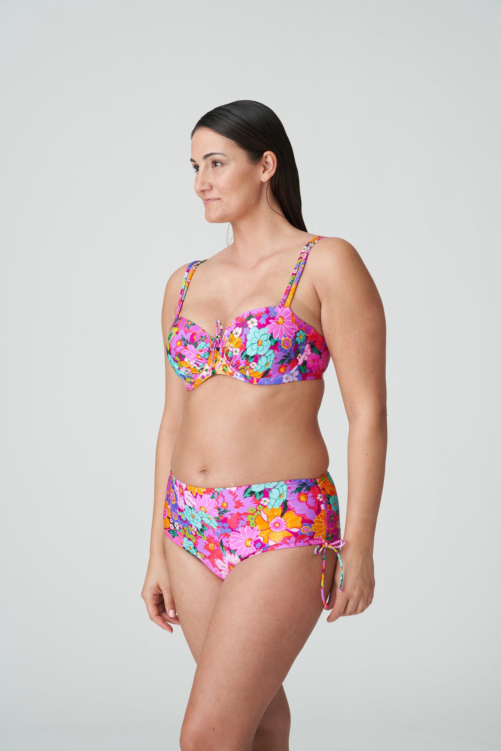 PrimaDonna Swim Najac bikini tailleslip met koordjes Floral Explosion - Lingerie Valentijn