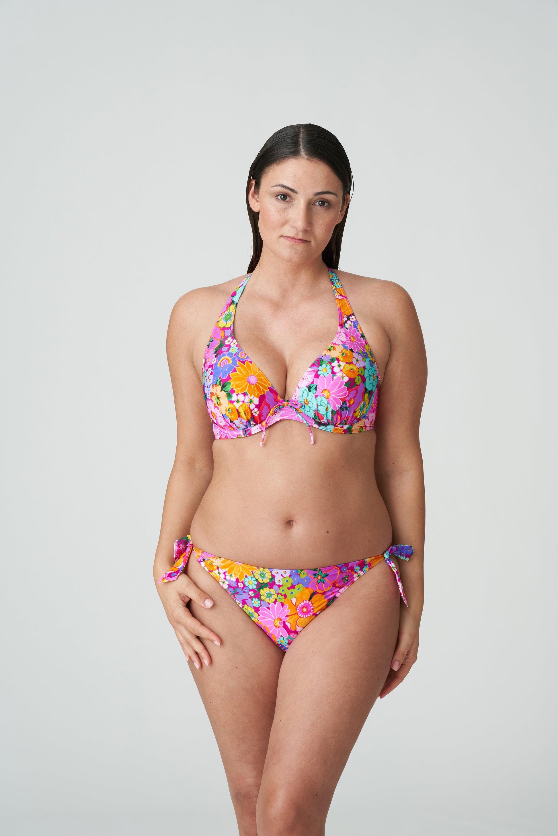 PrimaDonna Swim Najac plunge bikini halve mousse cup Floral Explosion - Lingerie Valentijn