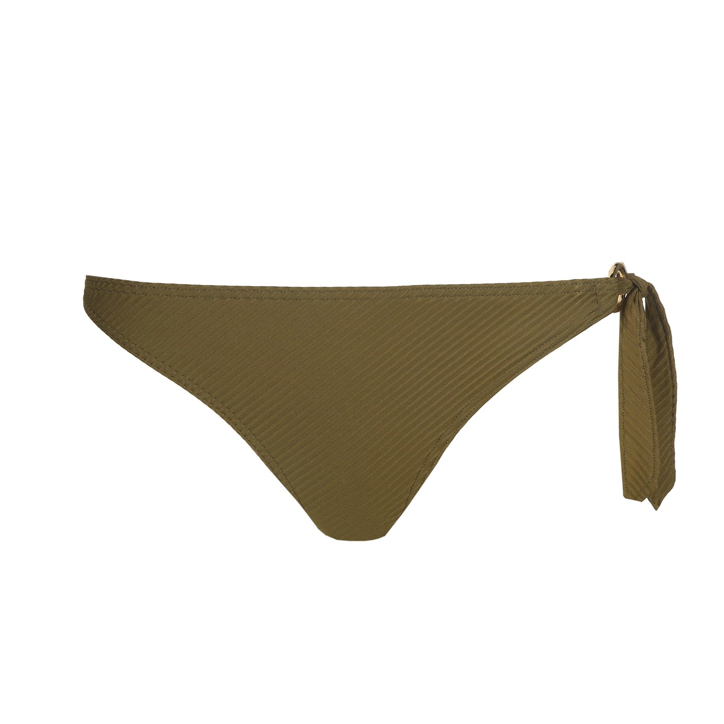 PrimaDonna Swim Sahara bikini heupslip met koordjes olijf - Lingerie Valentijn