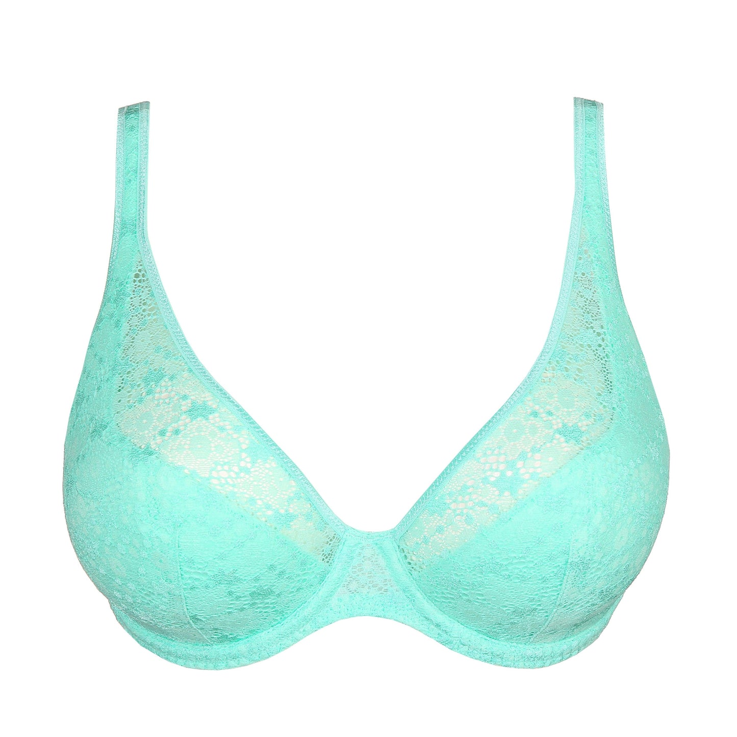 PrimaDonna Twist Epirus plunge bh halve mousse cups Miami Mint - Lingerie Valentijn