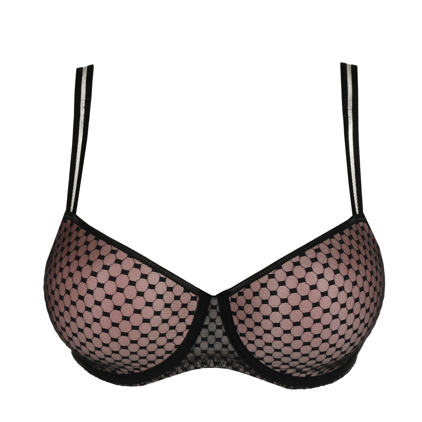 PrimaDonna Twist Glass beach voorgevormde balconette bh zwart - Lingerie Valentijn