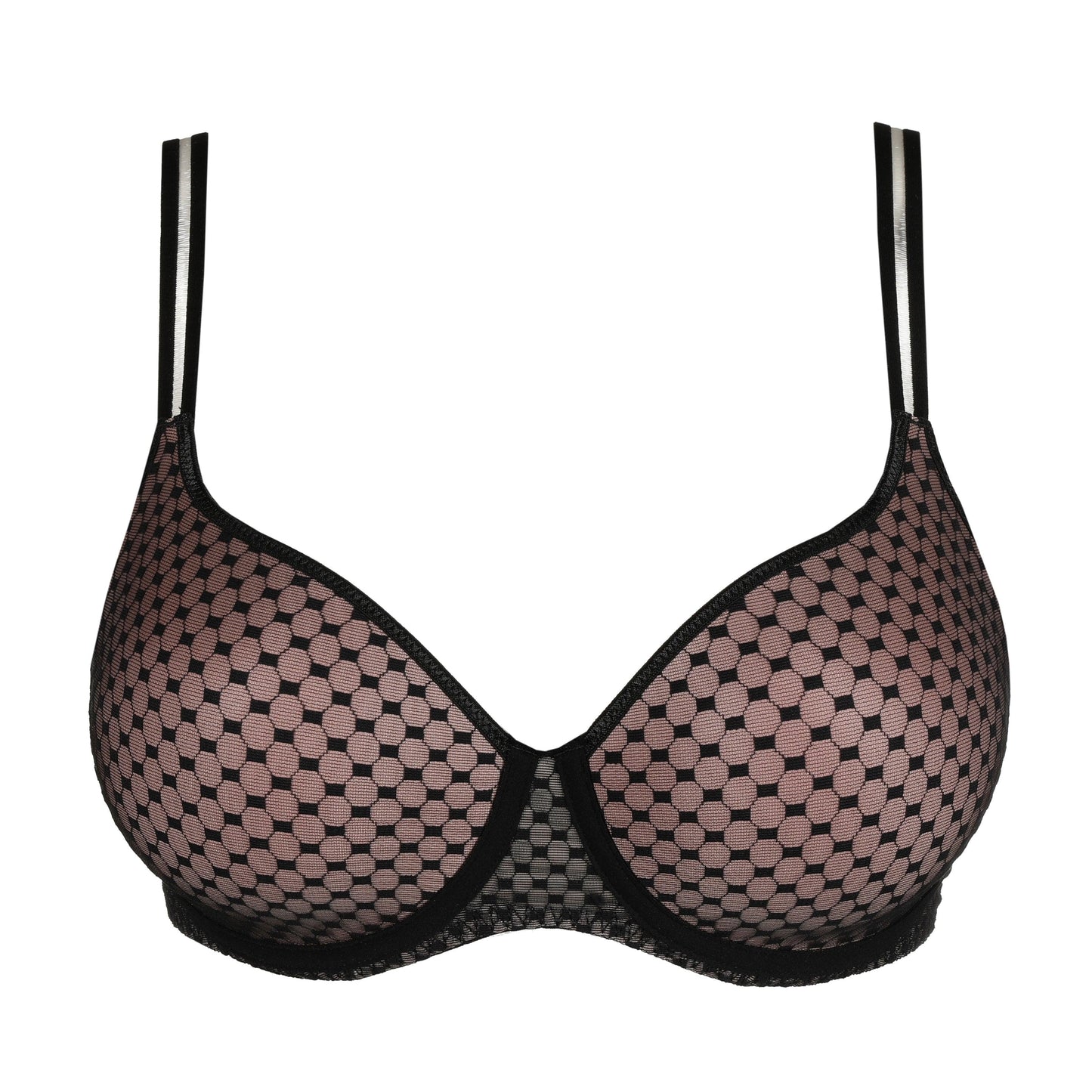 PrimaDonna Twist Glass beach voorgevormde bh - hartvorm zwart - Lingerie Valentijn