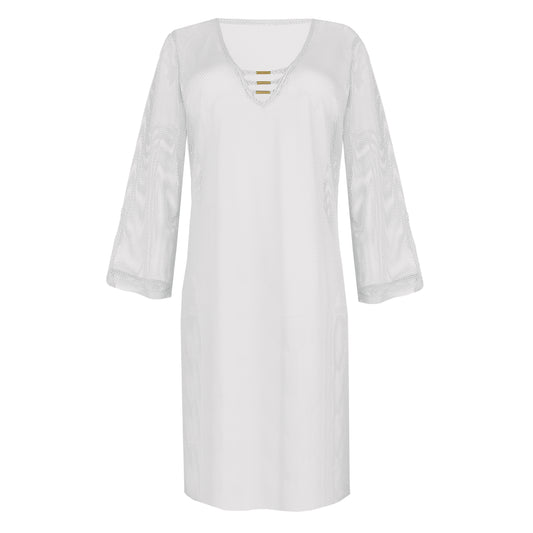 PrimaDonna Swim Holiday badmode caftan white yacht