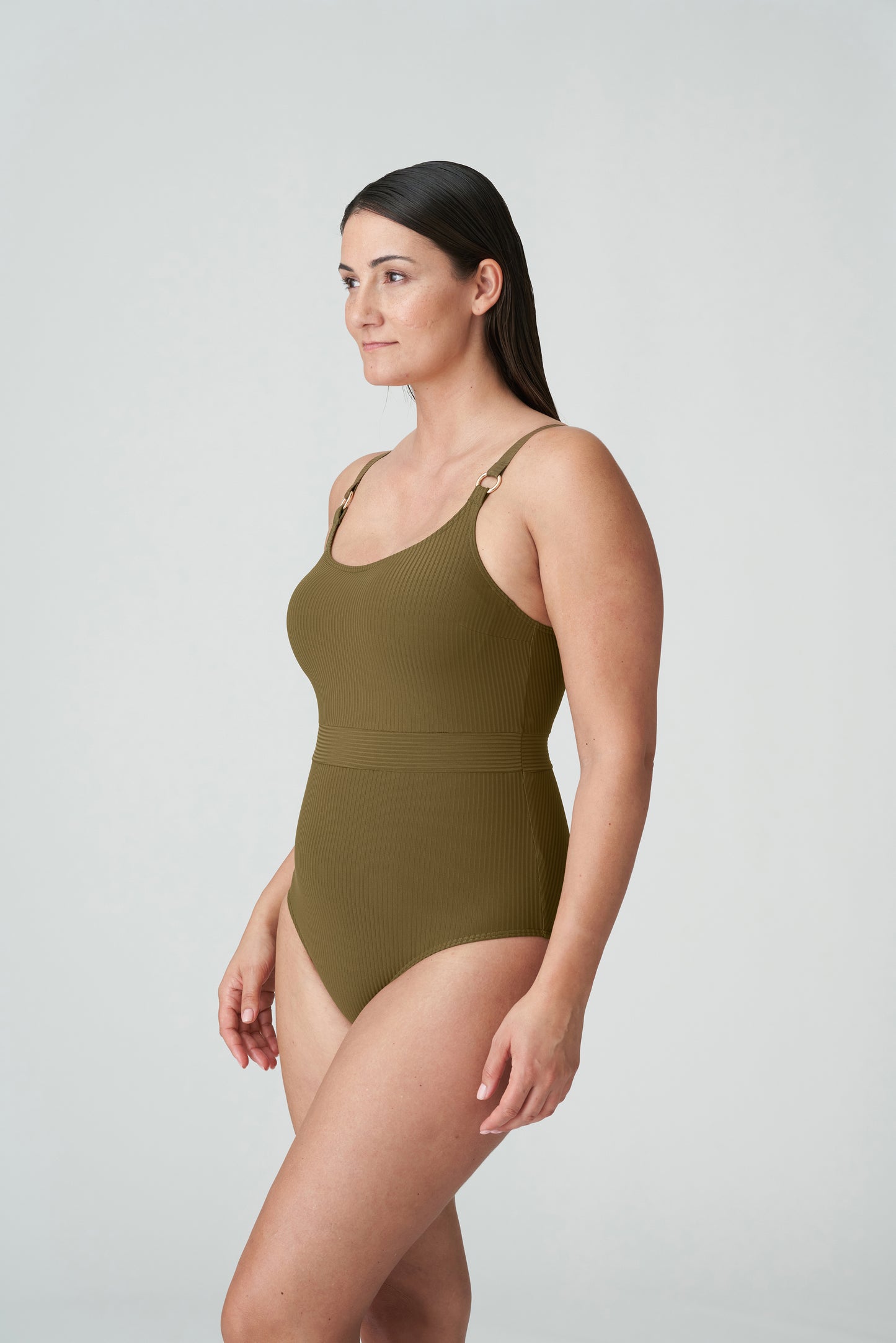 PrimaDonna Swim Sahara voorgevormd badpak beugelloos olijf