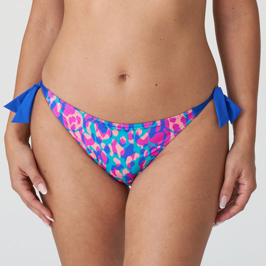 PrimaDonna Swim Karpen bikini heupslip met koordjes electric blue