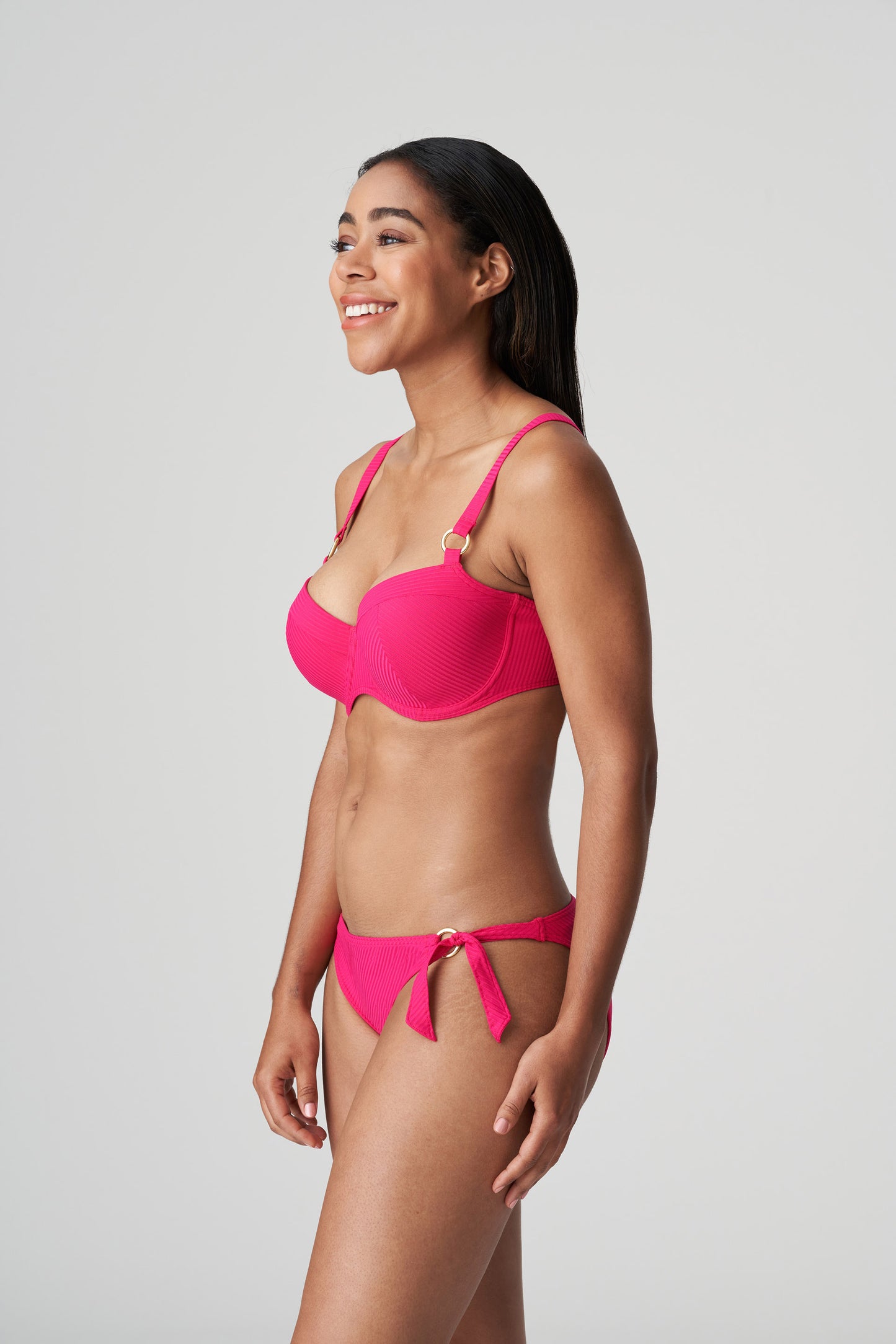 PrimaDonna Swim Sahara bikini heupslip met koordjes fresia