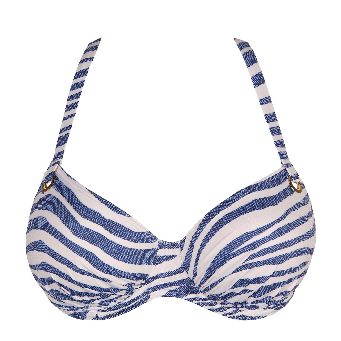 PrimaDonna Swim Ravena bikini beugel bh met plooitjes adriatic blue