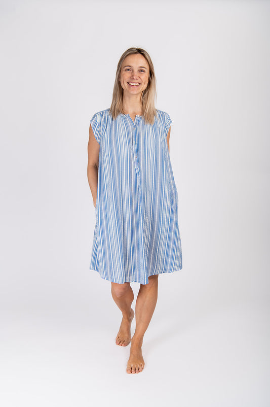 Dorélit Ilse Nachtkleed Blauwe Streep