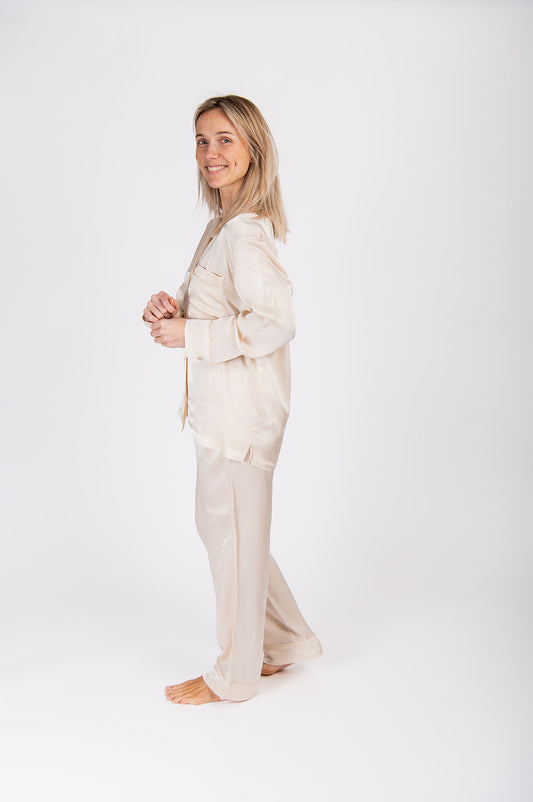 Love Stories Blue Moon pyjamashirt - off white