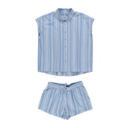 Dorélit Ines+Cupido Pyjama Set Blauwe Streep