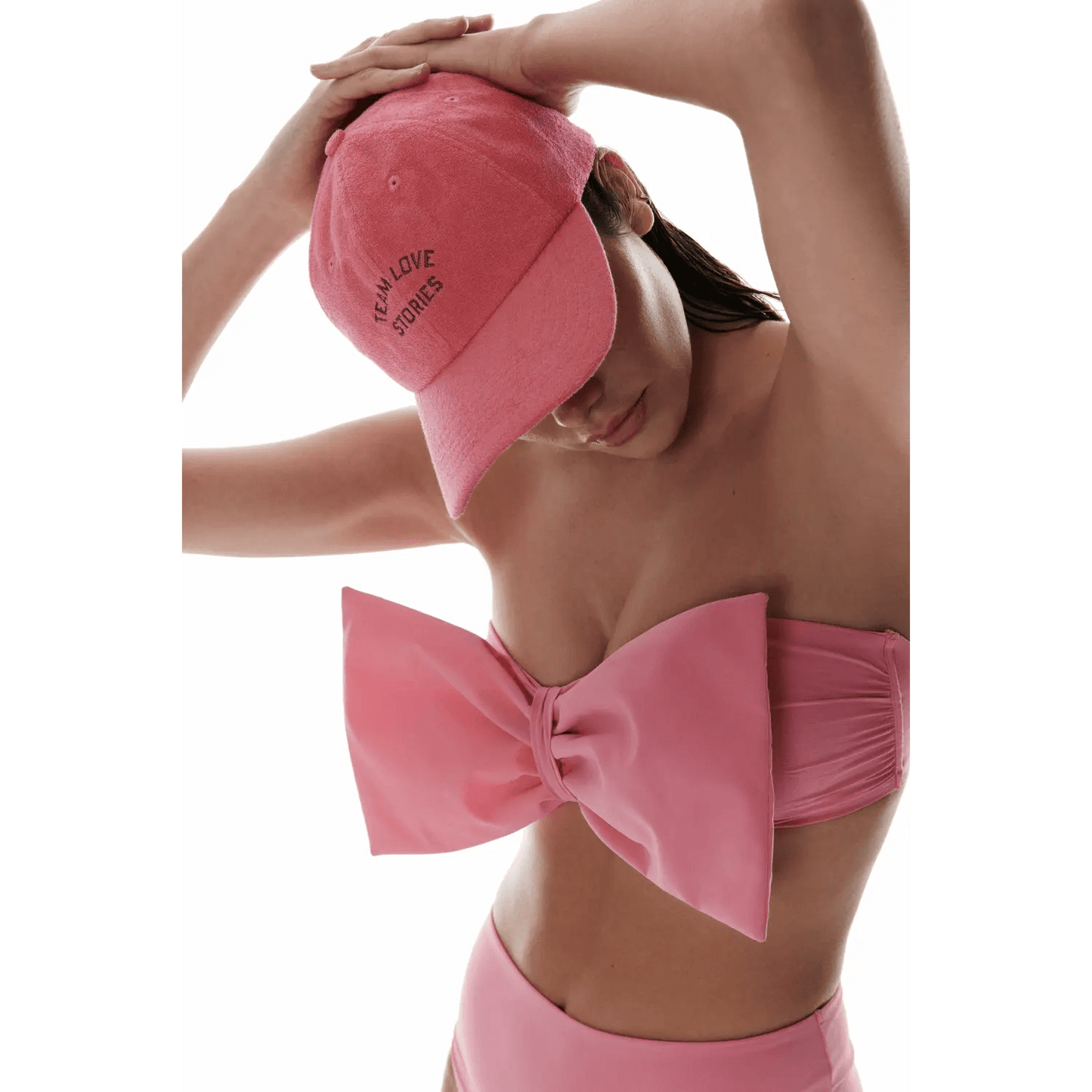 Love Stories Bow + Pebbles bikinitop met bikinislip - pink - Lingerie Valentijn