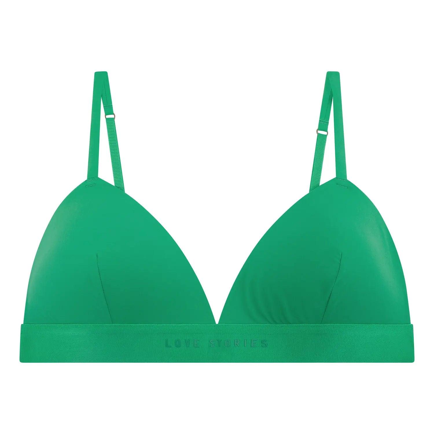 Love Stories Coco Bralette - green - Lingerie Valentijn