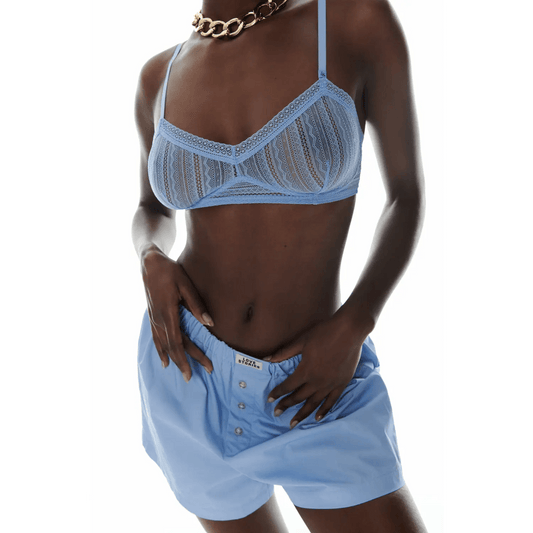 Love Stories Janis Bralette - blue - Lingerie Valentijn