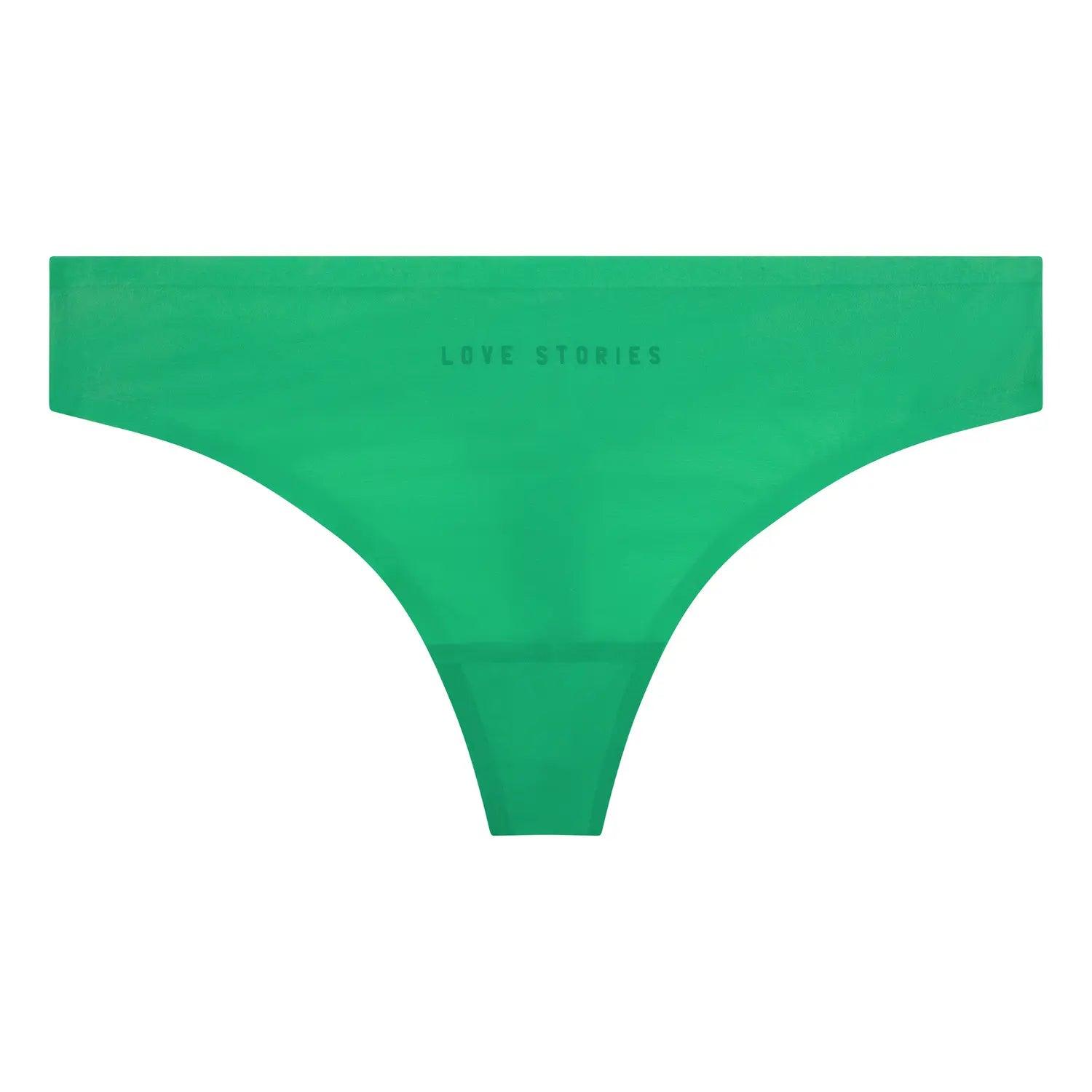 Love Stories Loulou slip - green - Lingerie Valentijn