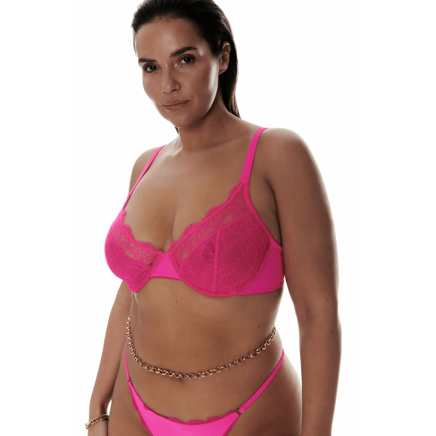 Love Stories Romeo Bralette met beugel vollere cupmaten - hot pink - Lingerie Valentijn