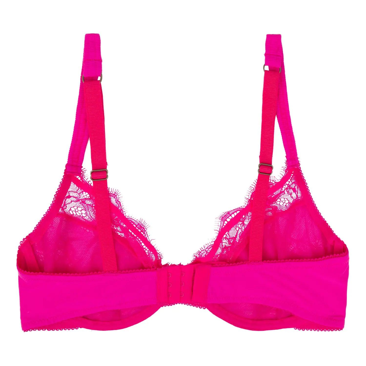 Love Stories Romeo Bralette met beugel vollere cupmaten - hot pink - Lingerie Valentijn